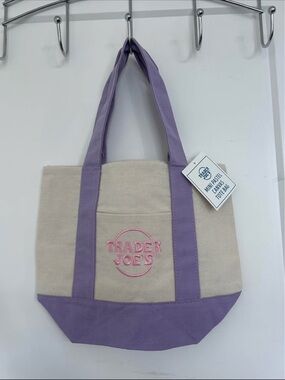 Trader Joe’s Mini Tote Pastel — Lavender